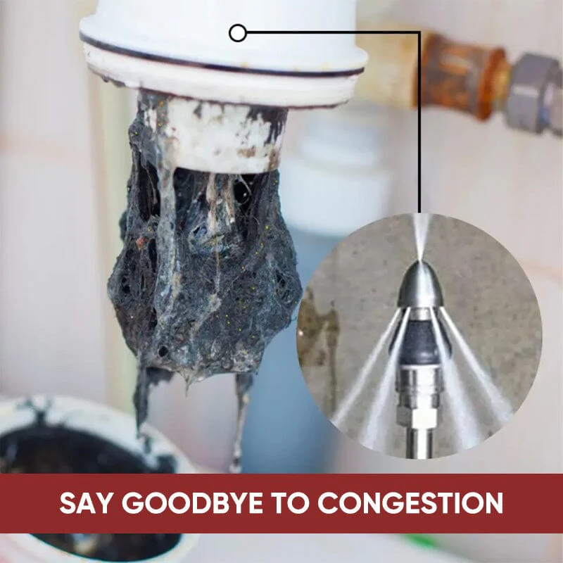 ✨HOT SALE✨Sewer Cleaning Tool High-pressure Nozzle - Image 5