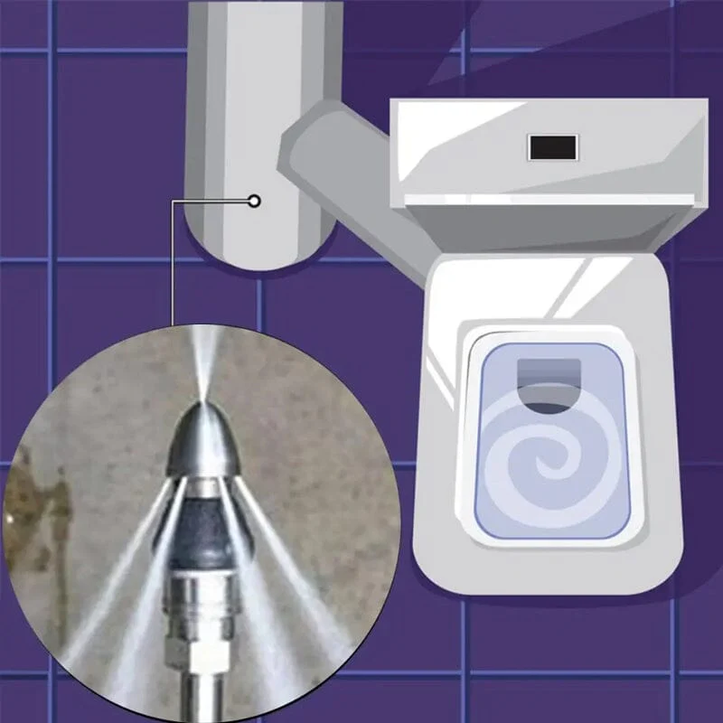 ✨HOT SALE✨Sewer Cleaning Tool High-pressure Nozzle - Image 6