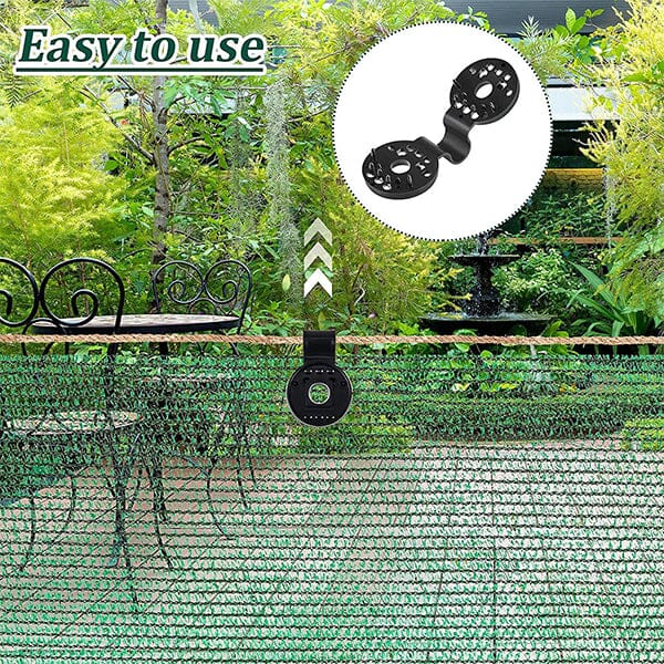 Shade Cloth Plastic Clips, Sunshade Netting Clips For Greenhouse Outdoor Garden - Image 3