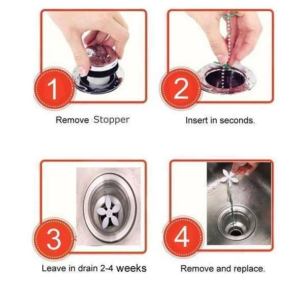 Shower Drain Hair Catchers, 5pcs - Image 5