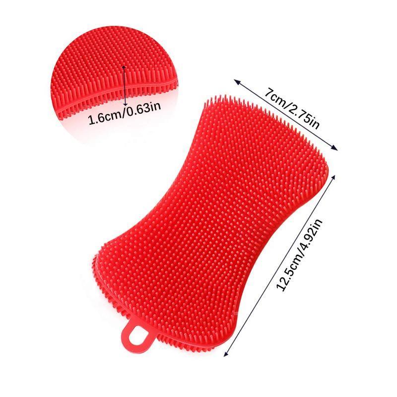 Silicone Kitchen Dishwashing Brush - Image 9