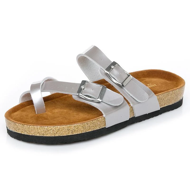 Simple Bohemian Flat Heel Slippers - Image 3