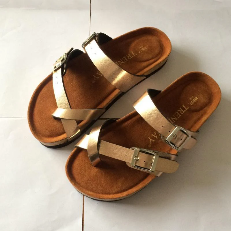 Simple Bohemian Flat Heel Slippers - Image 8