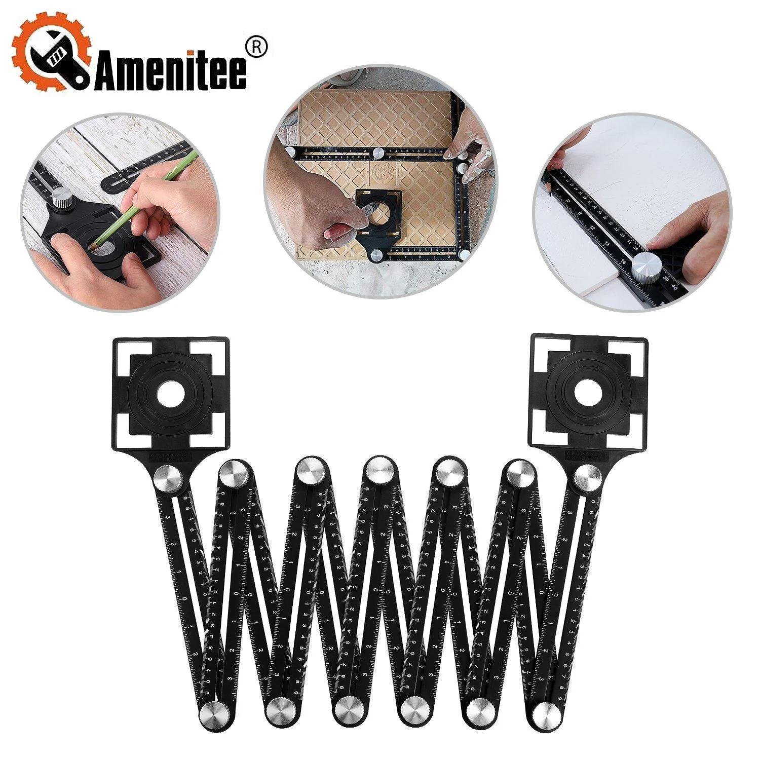 Six/Twelve-Sided Aluminum Alloy Angle Measuring Tool - Image 10