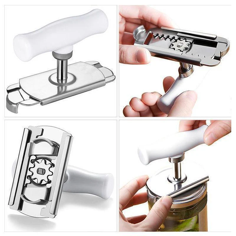 Size Adjustable Stainless Steel Can Opener Bottle Tin Cap - Image 5