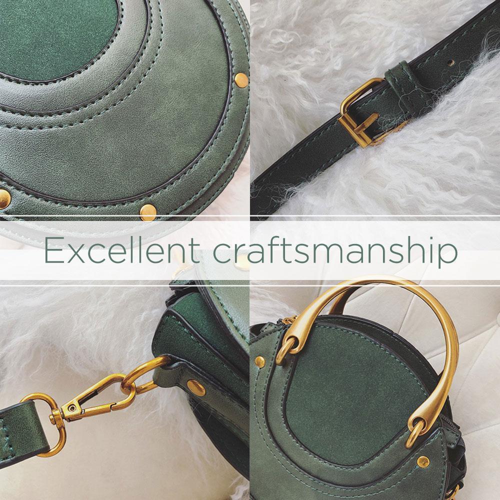 Small Round Retro Handbag - Image 4