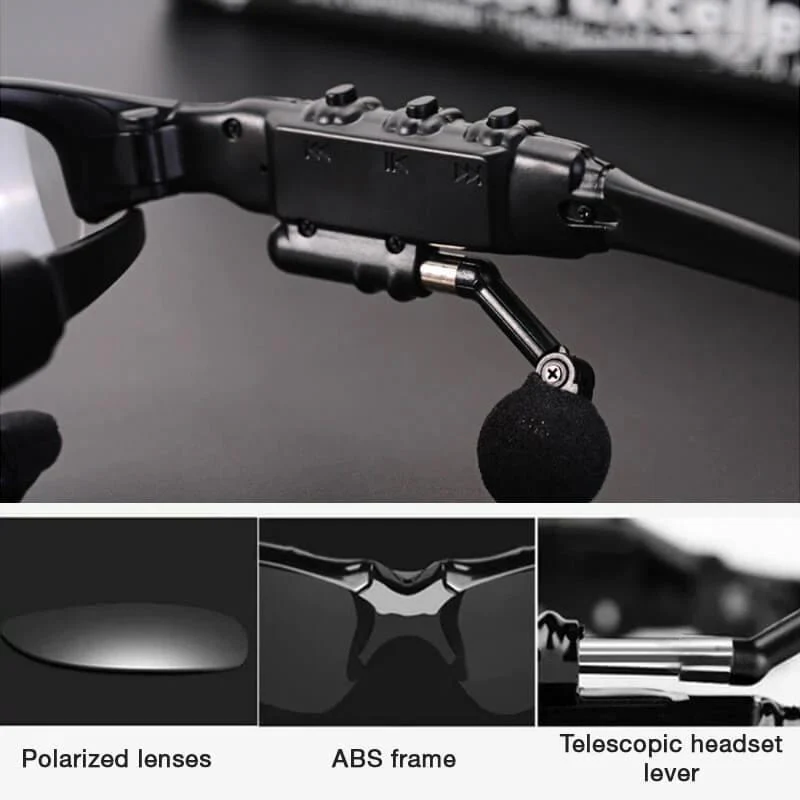 Smart Bluetooth Sunglasses Stereo Handsfree Headset - Image 4