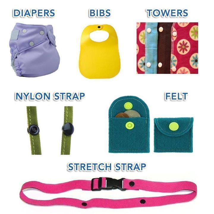 Snap & Clip Button DIY Set (300 Pcs Set) - Image 3