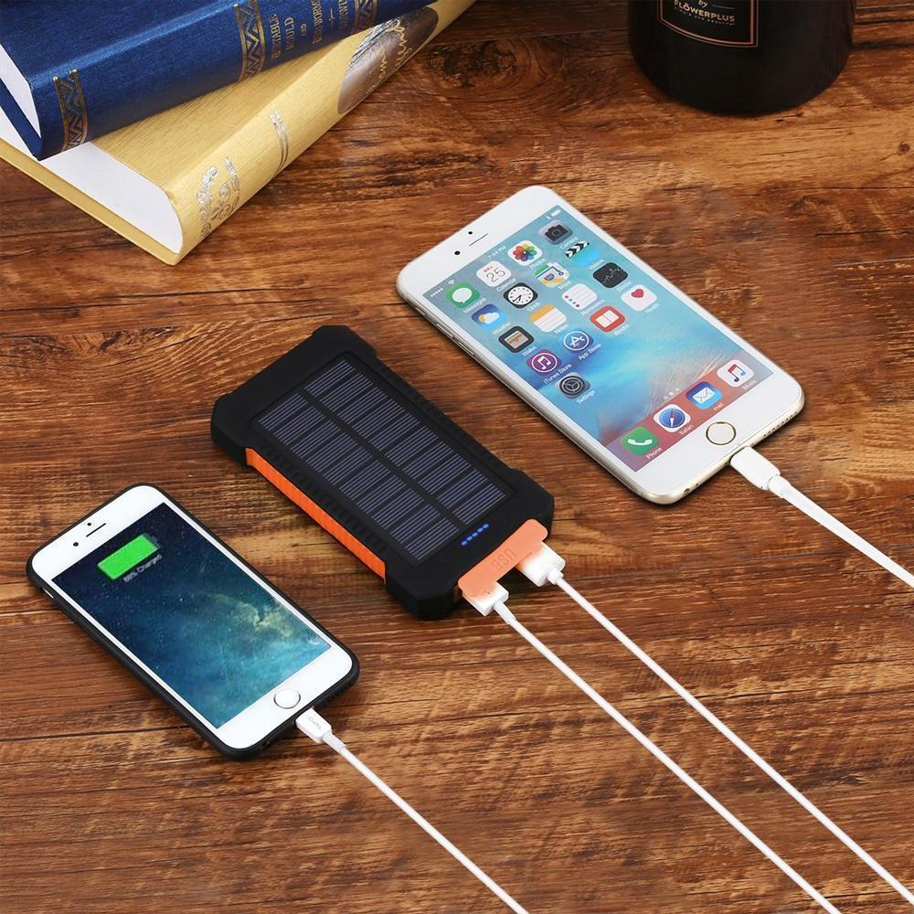 Solar Waterproof Power Bank with Flashlight - Image 6