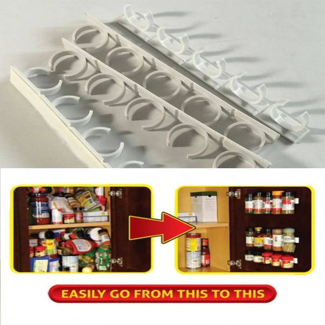 Spice Clips Organizer White 4PCS - Image 4