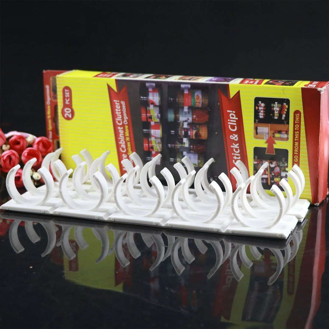 Spice Clips Organizer White 4PCS - Image 5