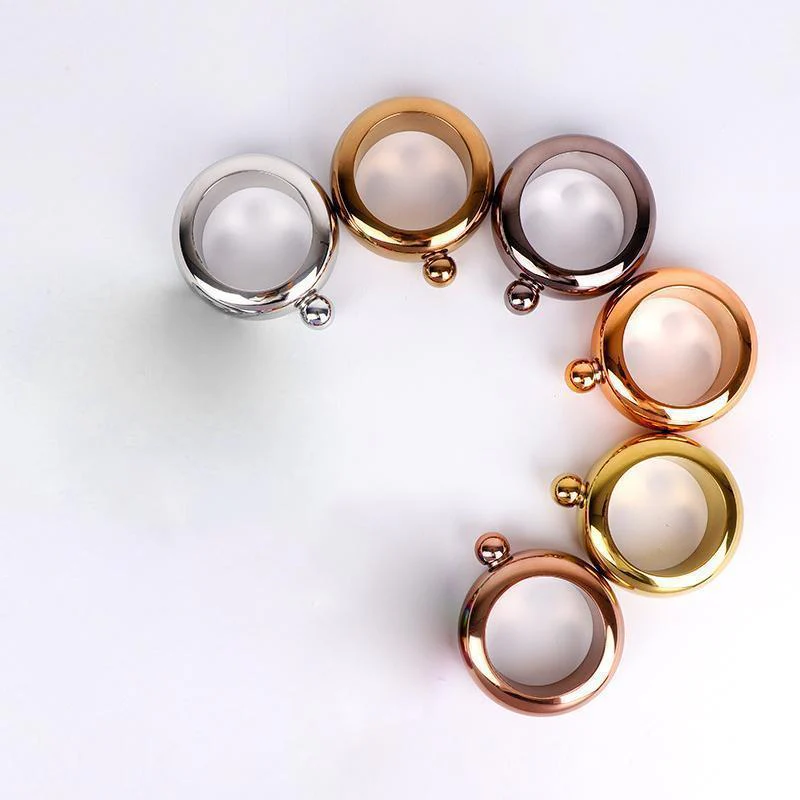 Stainless Steel Bangle Bracelet Flask for Women - Image 2