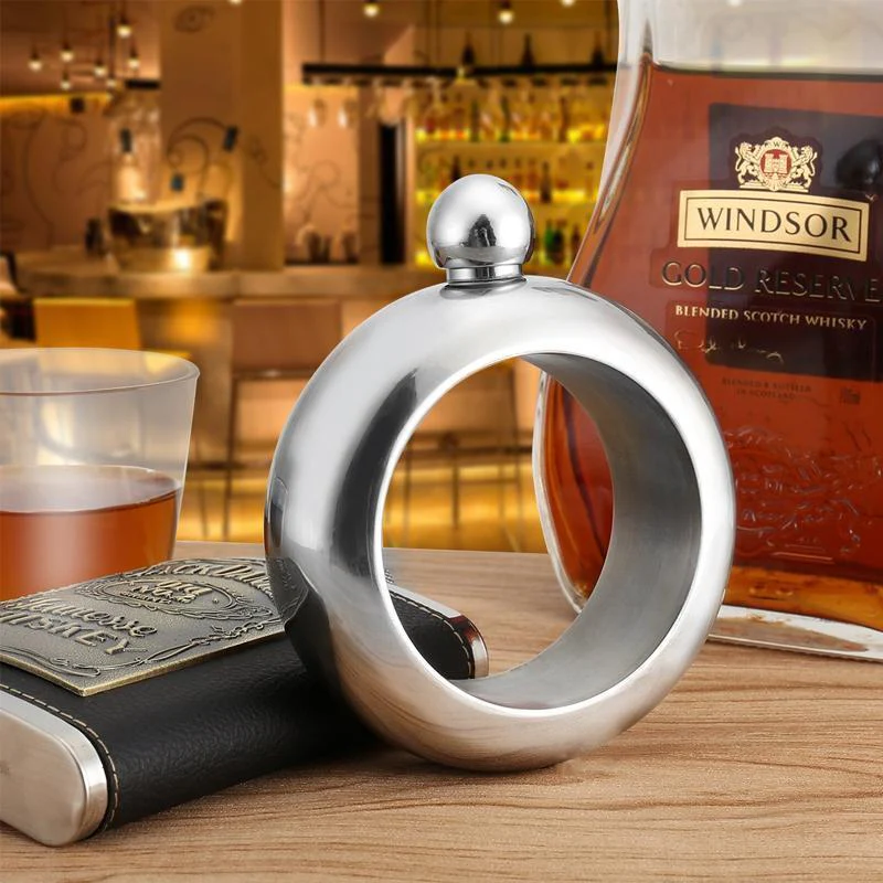 Stainless Steel Bangle Bracelet Flask for Women - Image 6