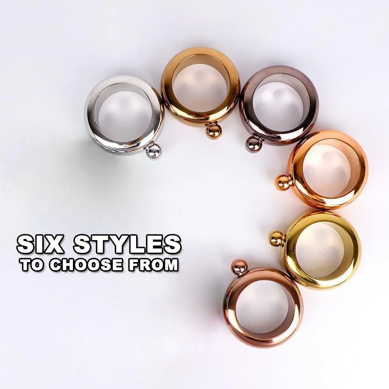 Stainless Steel Bangle Bracelet Flask for Women - Image 9