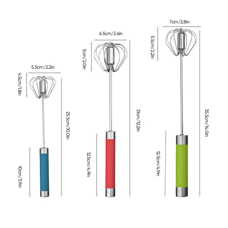 Stainless Steel Semi-Automatic Whisk - Image 16
