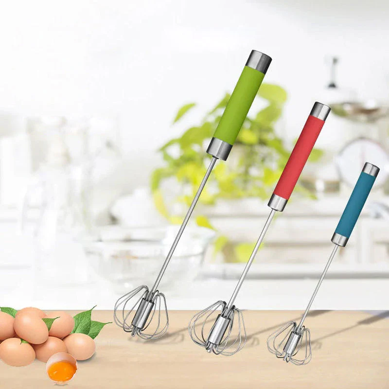 Stainless Steel Semi-Automatic Whisk - Image 2