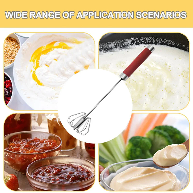 Stainless Steel Semi-Automatic Whisk - Image 7