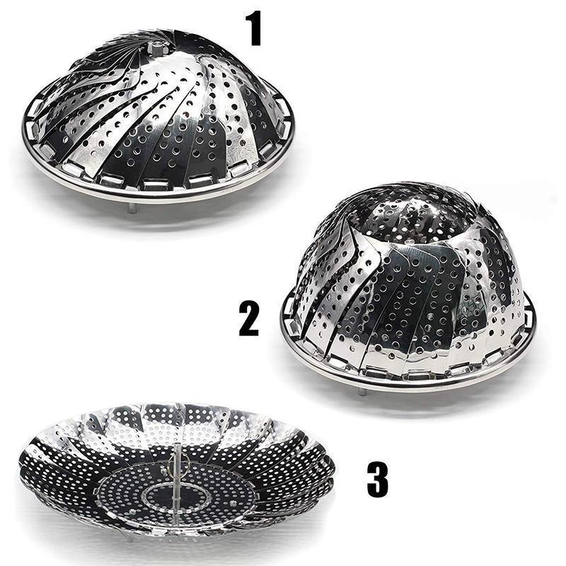 Stainless Steel Telescopic Steamer - Image 11