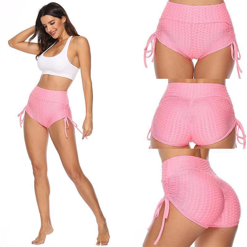 Summer Jacquard Bubble Yoga Pants - Image 10