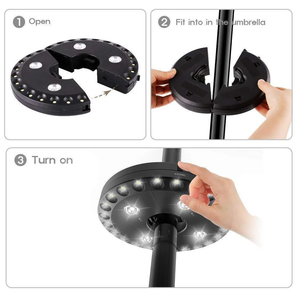 Super Bright Patio LED Umbrella Light - Image 6