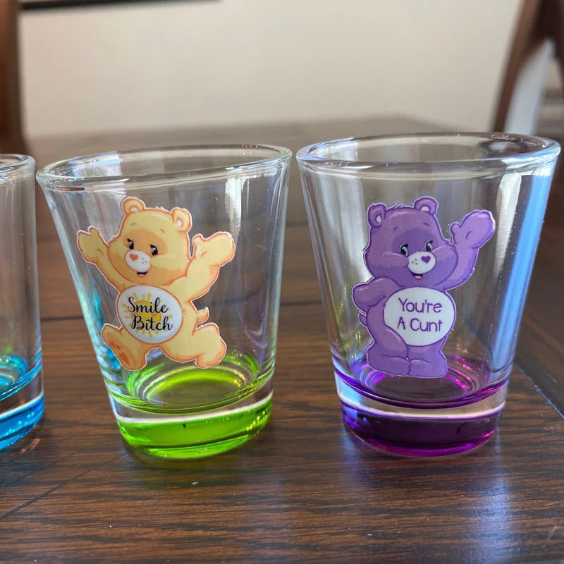 Swear Bears Shot Glasses ✨6 Pieces✨ - Image 3