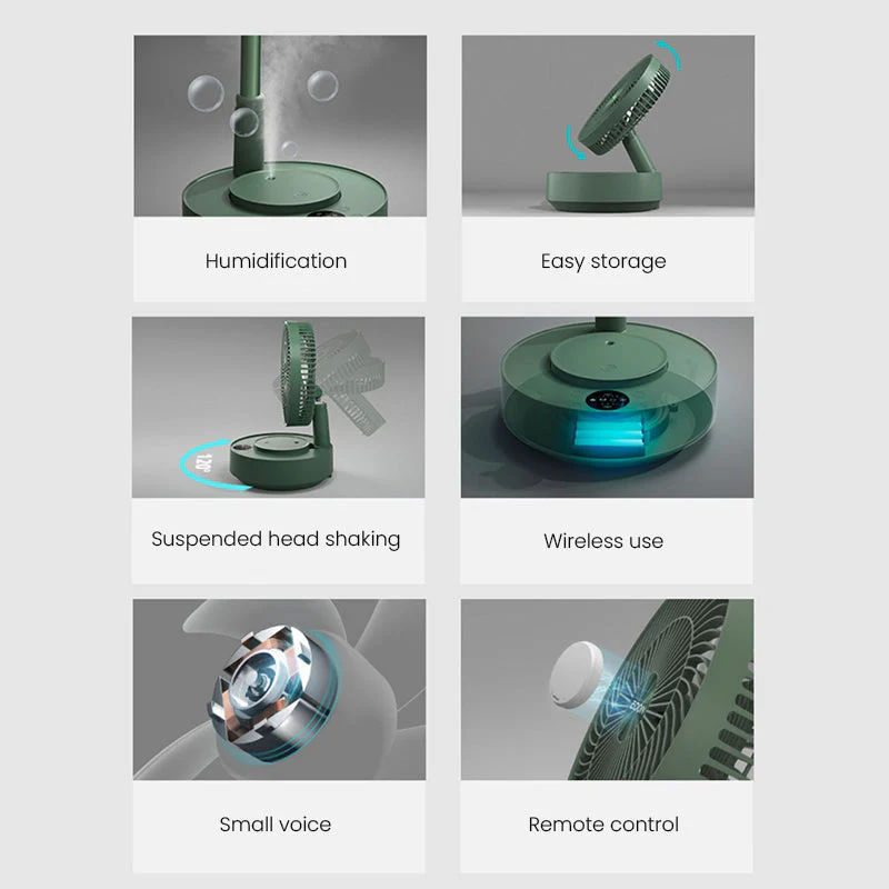 Telescopic Folding Fan - Image 26