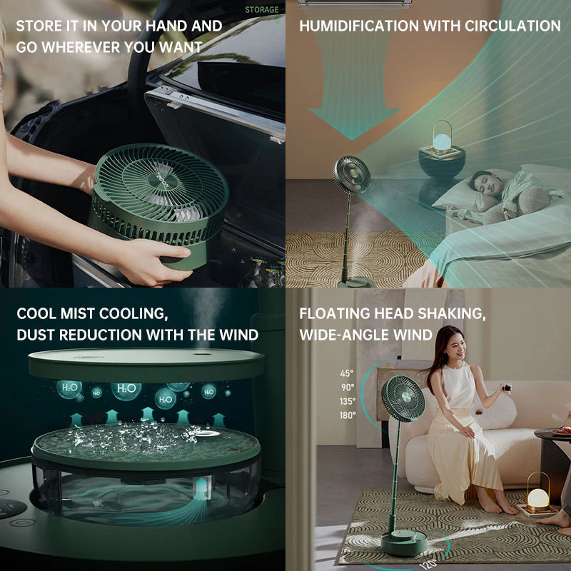 Telescopic Folding Fan - Image 27