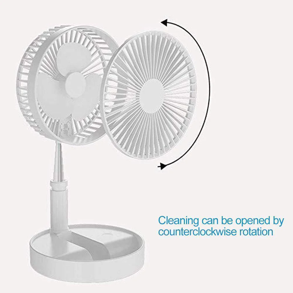 Telescopic Folding USB Charging Fan - Image 8