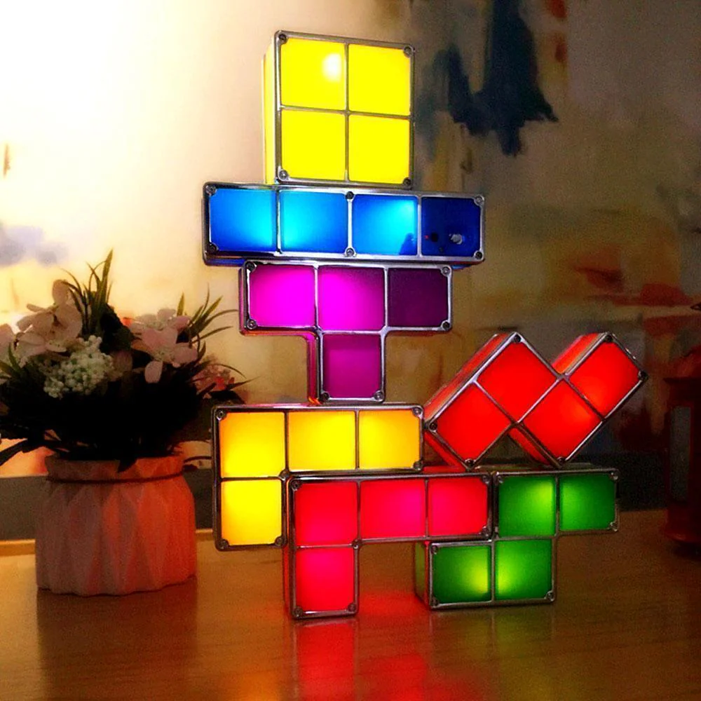 Tetris Stackable LED Night Light - Image 2