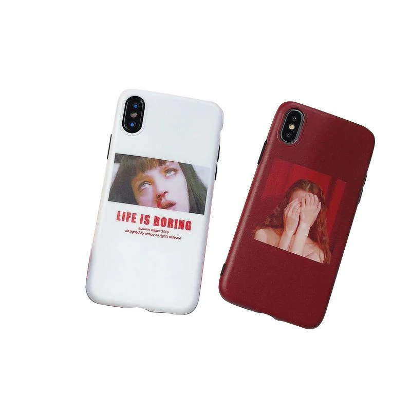 The Girl Silicone iPhone Case - Image 2