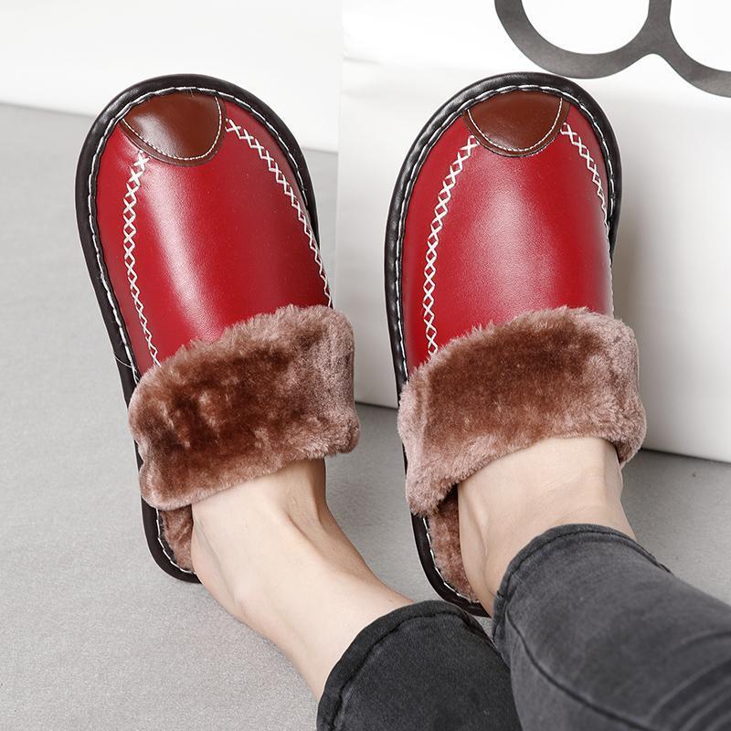 The Indoor Thick-Soled Warm Home Lovers Shoes Slippers - Image 11