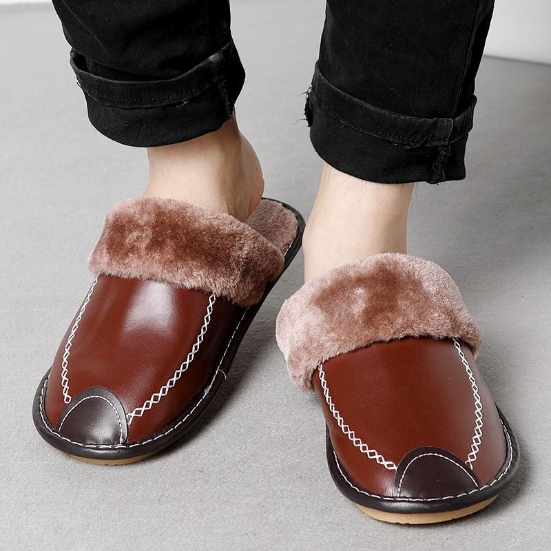 The Indoor Thick-Soled Warm Home Lovers Shoes Slippers - Image 15