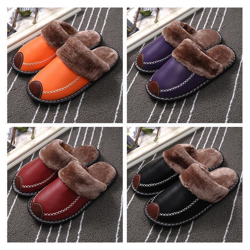 The Indoor Thick-Soled Warm Home Lovers Shoes Slippers - Image 4