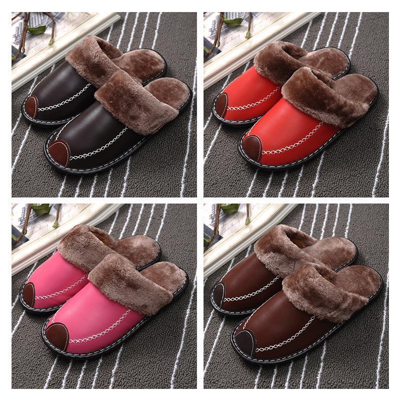 The Indoor Thick-Soled Warm Home Lovers Shoes Slippers - Image 5