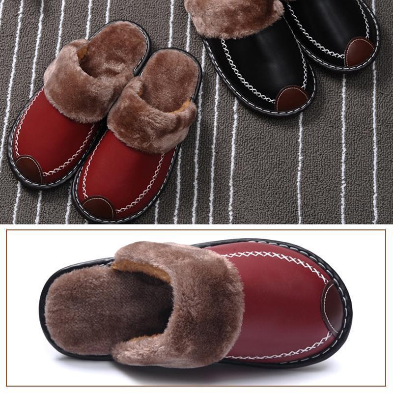 The Indoor Thick-Soled Warm Home Lovers Shoes Slippers - Image 7