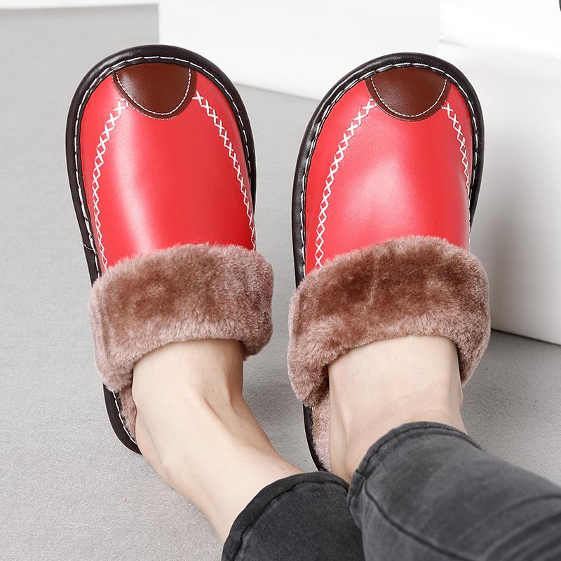 The Indoor Thick-Soled Warm Home Lovers Shoes Slippers - Image 9