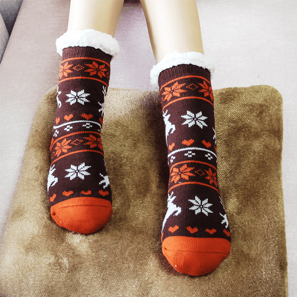 Thermal Fleece Slipper Socks - Image 4