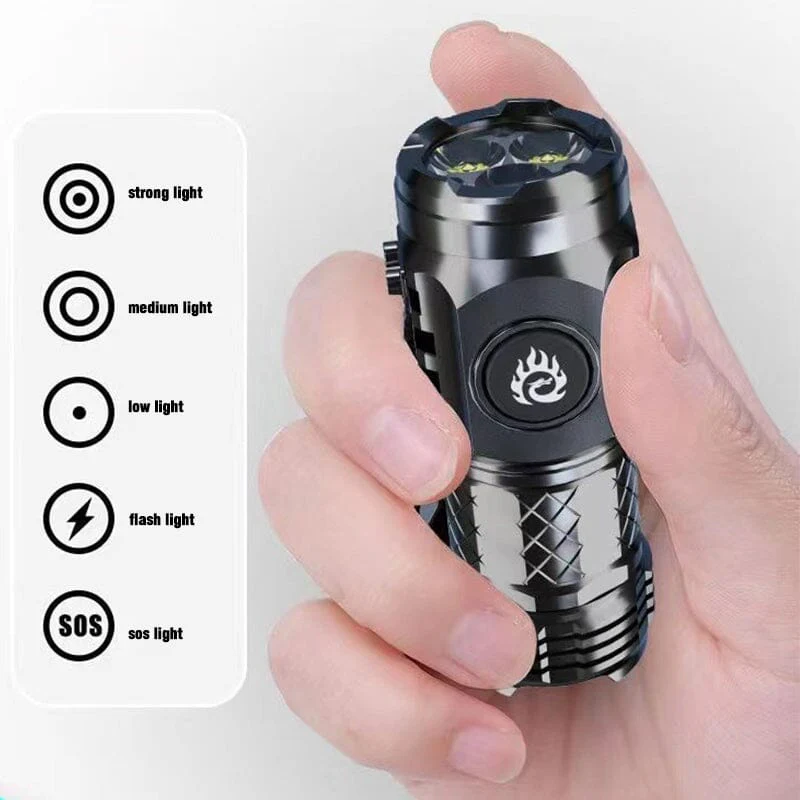 Three-Eyed Monster Mini Flash Super Power Flashlight - Image 3