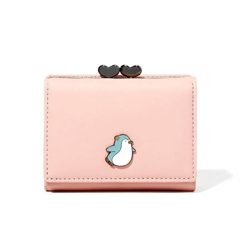 Three Folding Multi-Card Female Wallet - Image 7