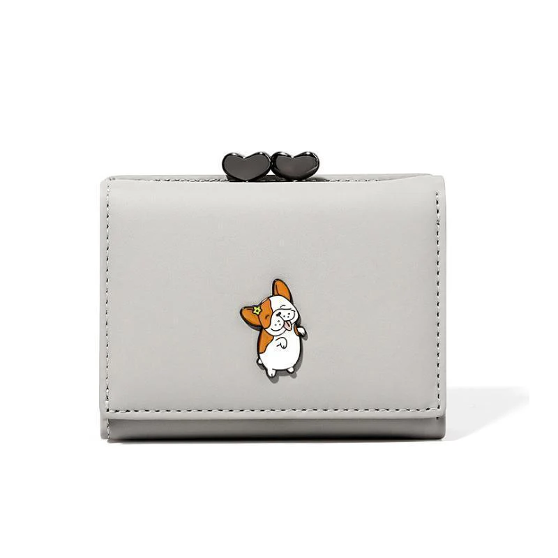 Three Folding Multi-Card Female Wallet - Image 8