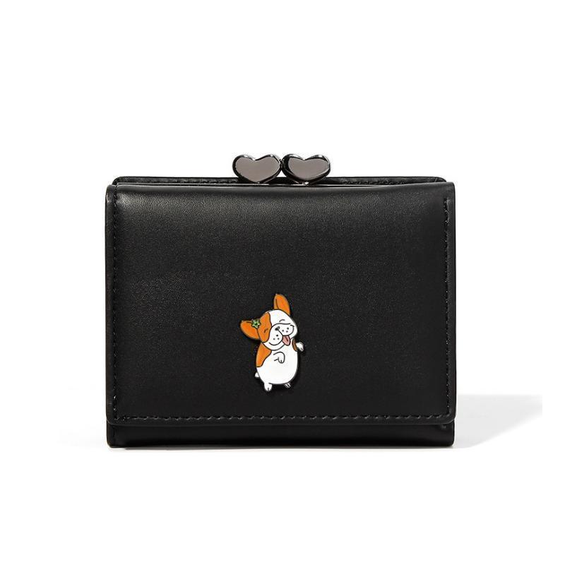 Three Folding Multi-Card Female Wallet - Image 9