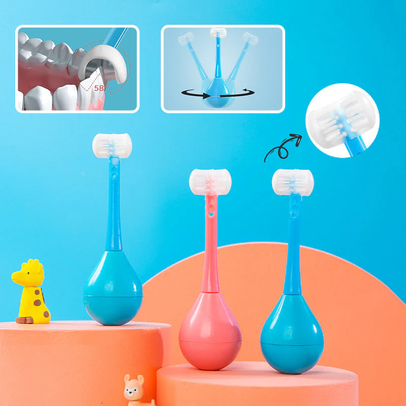 Three-sided Children's Toothbrush - Image 10