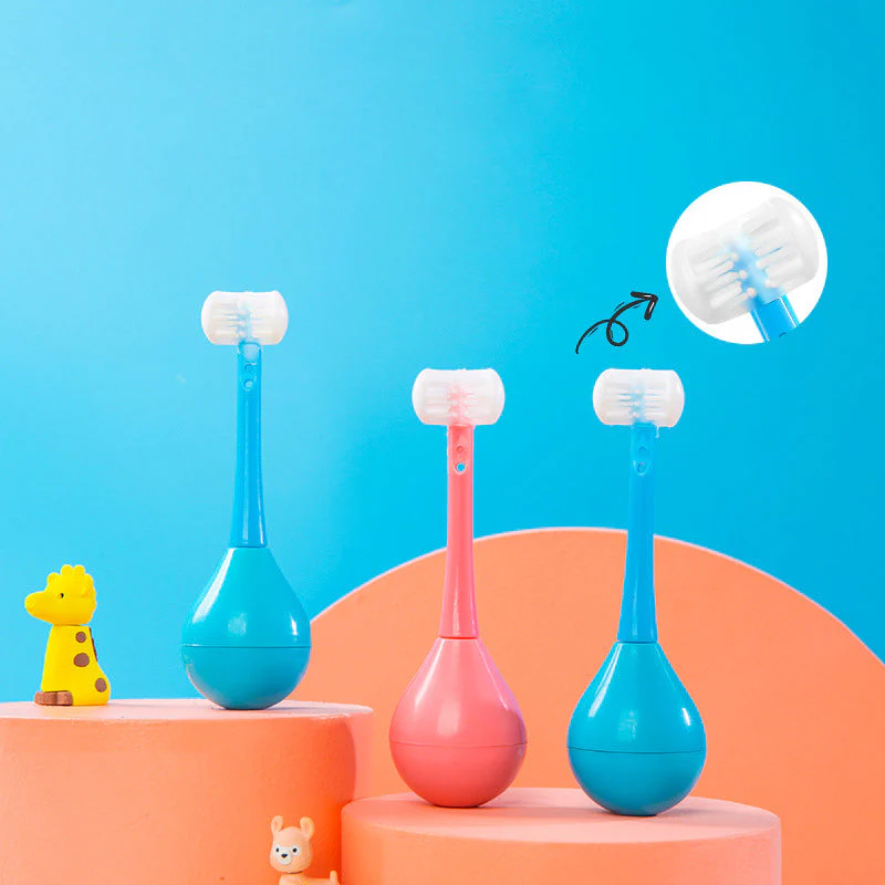 Three-sided Children's Toothbrush - Image 2