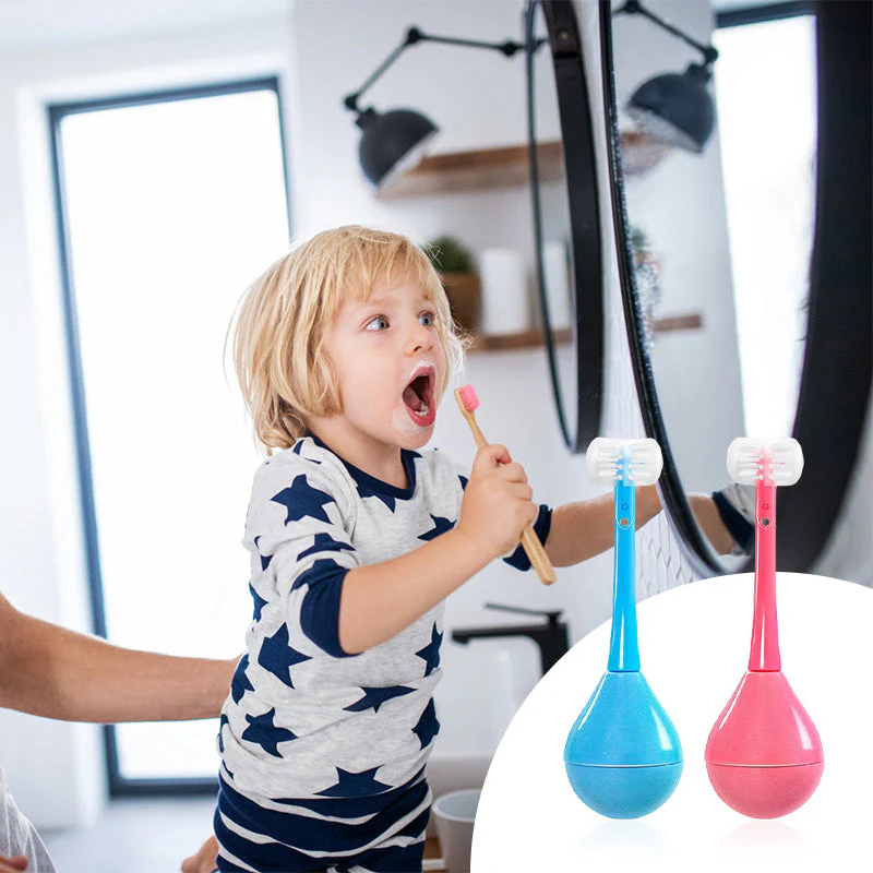 Three-sided Children's Toothbrush - Image 9