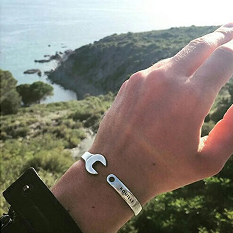 Titanium Steel Nut Wrench Bracelet - Image 10