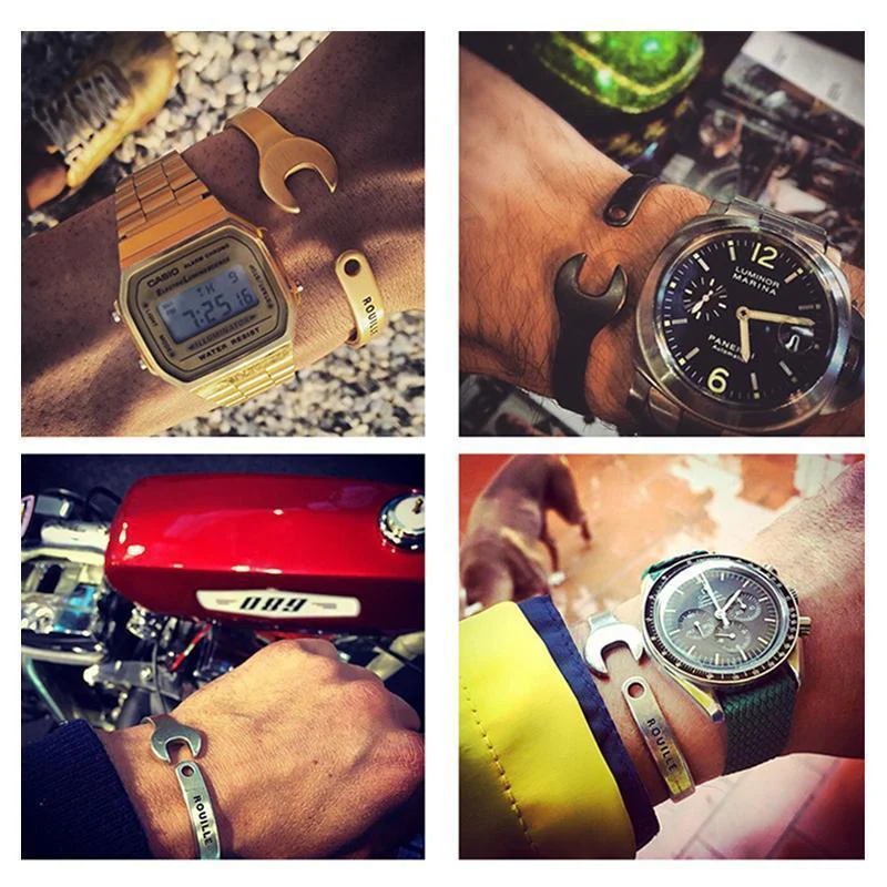 Titanium Steel Nut Wrench Bracelet - Image 12