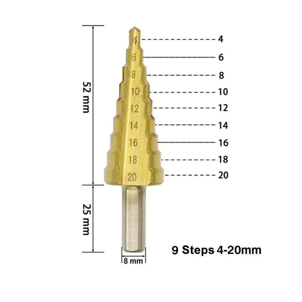 Titanium Step Drill Bit Set - Image 6