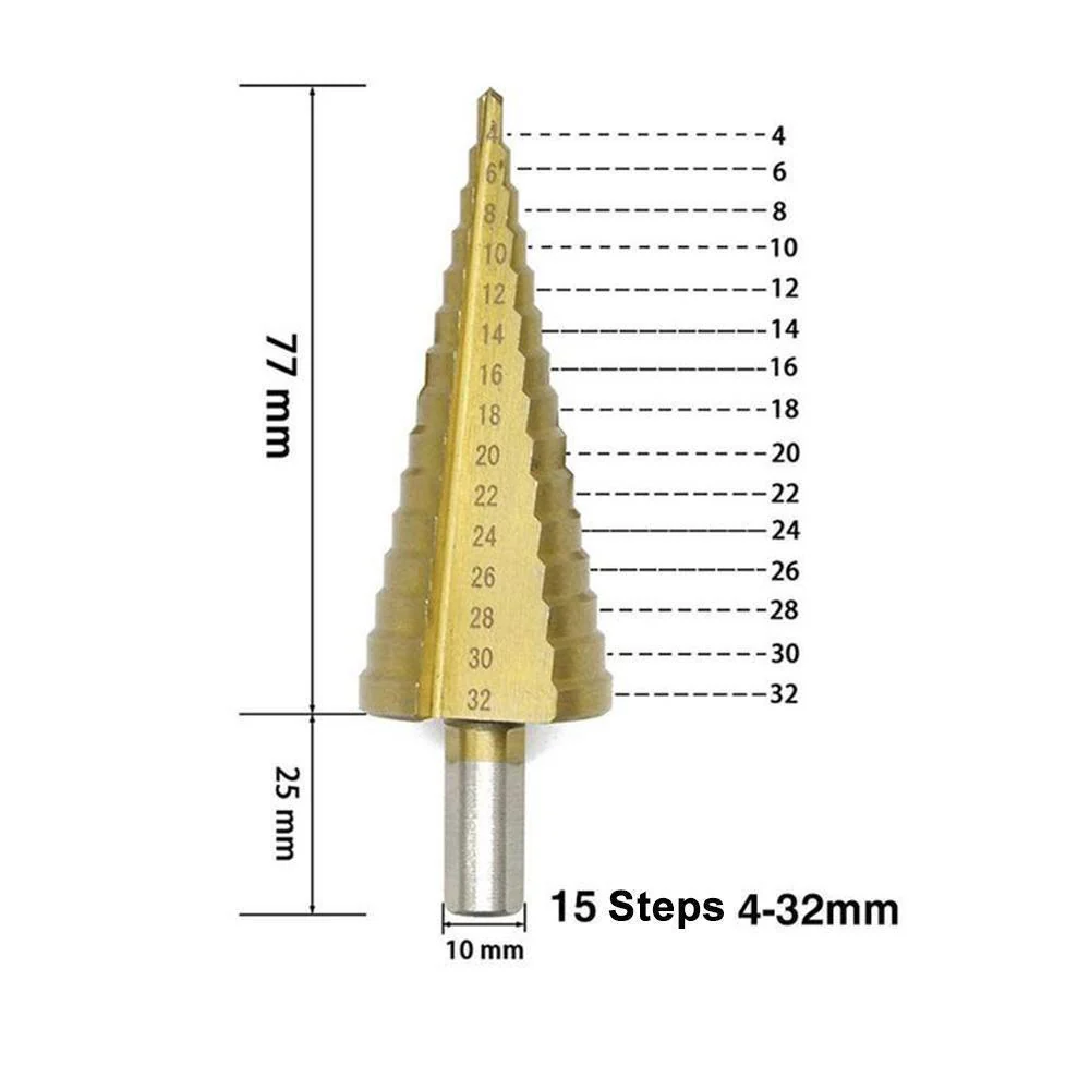 Titanium Step Drill Bit Set - Image 7