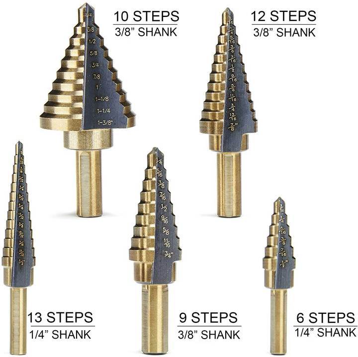 Titanium Step Drill Bit Set - Image 9