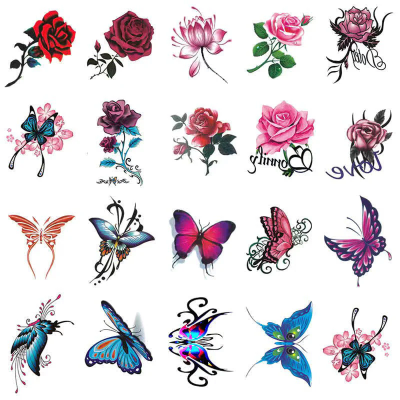 Trendy 3D Tattoo Stickers 50 PCS - Image 10
